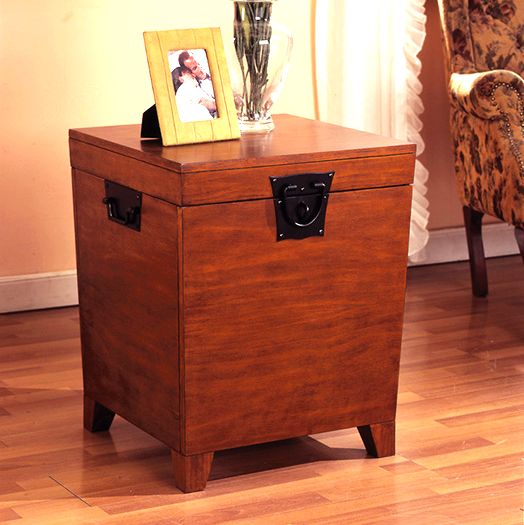 Mission Craftsman Shaker Oak Trunk End Table